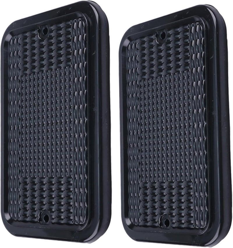 Fakojer 2X LVU18746 Black Warning Lens Compatible with John Deere Tractor 1023E 1025R 1026R 1600 2025R 2032R 2038R 3025D 3025E 3032E 3033R 3035D 4120 4210 (2X LVU18746) - Image 1